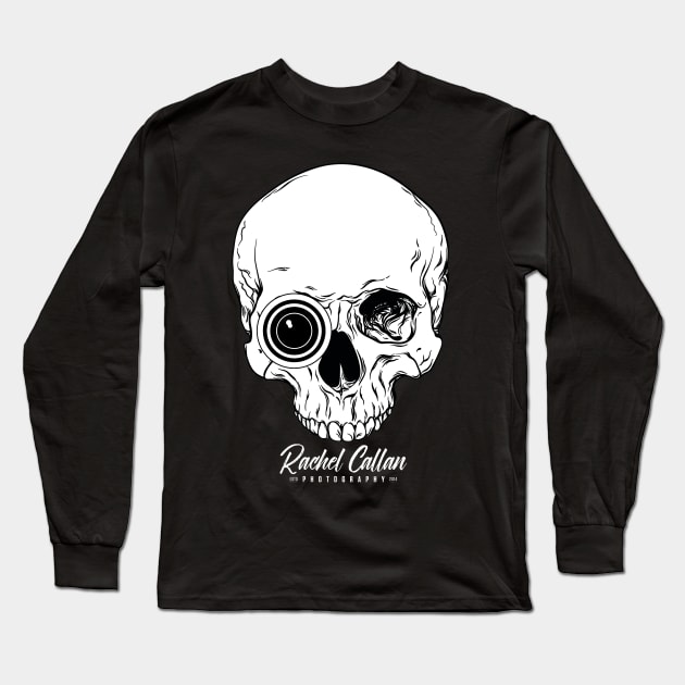 Skull Camera (No-Strap) Long Sleeve T-Shirt by RachelCallanPhotography